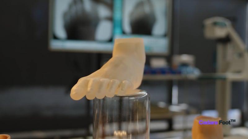 Cadara Foot for device companies film
